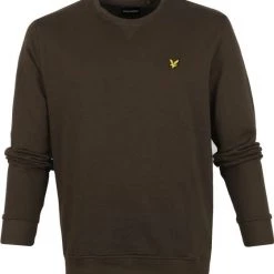 Lyle And Scott Sweaters Lyle & Scott Trui Olive -Truien & Vesten Verkoop winkel 72136 1 1