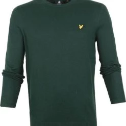 Lyle And Scott Wollen Truien Voor Heren Lyle & Scott Donker Groene Trui