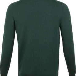 Lyle And Scott Wollen Truien Voor Heren Lyle & Scott Donker Groene Trui -Truien & Vesten Verkoop winkel 72143 4