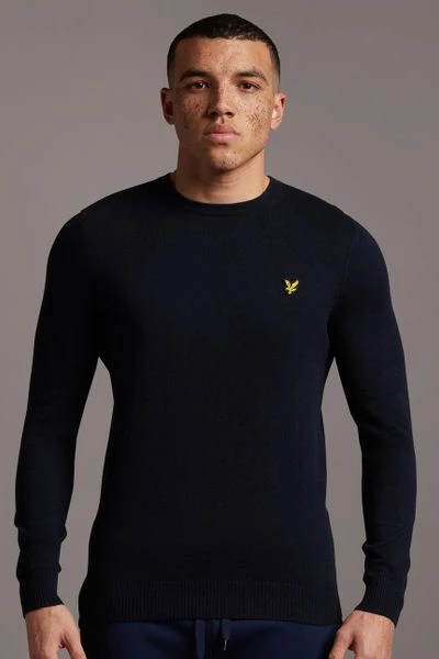 Lyle And Scott Wollen Truien Voor Heren Lyle & Scott Navy Trui 2 Lyle And Scott Wollen Truien Voor Heren Lyle & Scott Navy Trui - Afbeelding 2