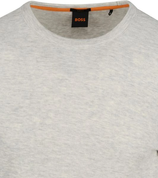 Pullover Hugo Boss Trui Tempest Lichtgrijs 2 Pullover Hugo Boss Trui Tempest Lichtgrijs - Afbeelding 2