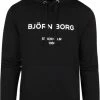 Hoodies Bjorn Borg Hoodie Zwart Logo