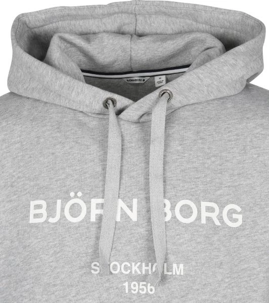 Hoodies Bjorn Borg Hoodie Grijs Logo 4 Hoodies Bjorn Borg Hoodie Grijs Logo - Afbeelding 4