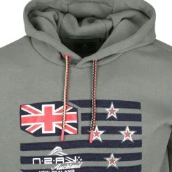New Zealand Auckland Hoodies NZA Roberts Hoodie Donkergroen -Truien & Vesten Verkoop winkel 72938 2 1