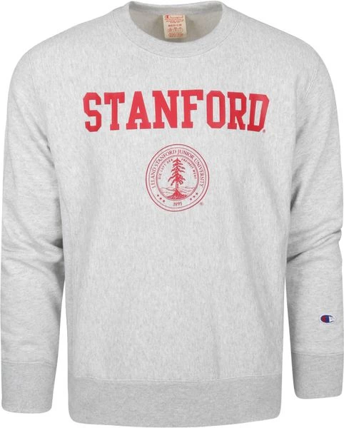 Sweaters Champion Sweater Logo Stanford Grijs 1 Sweaters Champion Sweater Logo Stanford Grijs
