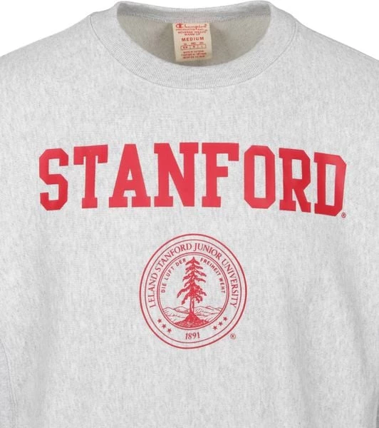 Sweaters Champion Sweater Logo Stanford Grijs 6 Sweaters Champion Sweater Logo Stanford Grijs - Afbeelding 6