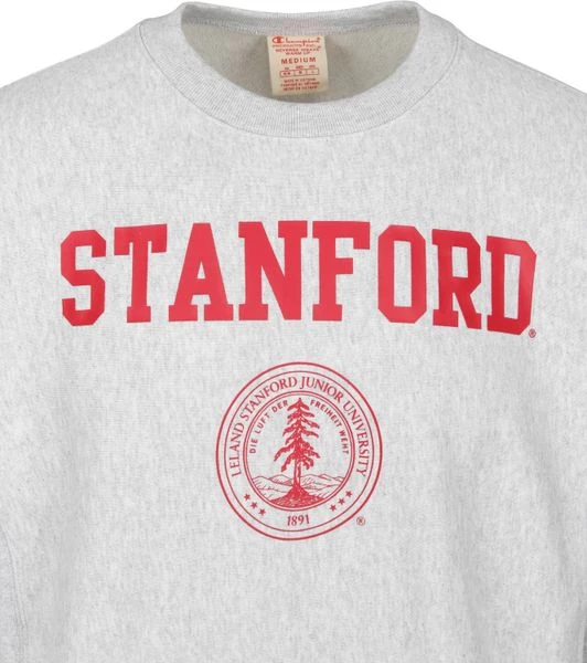Sweaters Champion Sweater Logo Stanford Grijs 2 Sweaters Champion Sweater Logo Stanford Grijs - Afbeelding 2