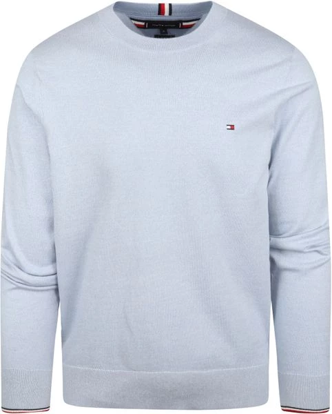 Pullover Tommy Hilfiger Trui Lichtblauw Melange 1 Pullover Tommy Hilfiger Trui Lichtblauw Melange