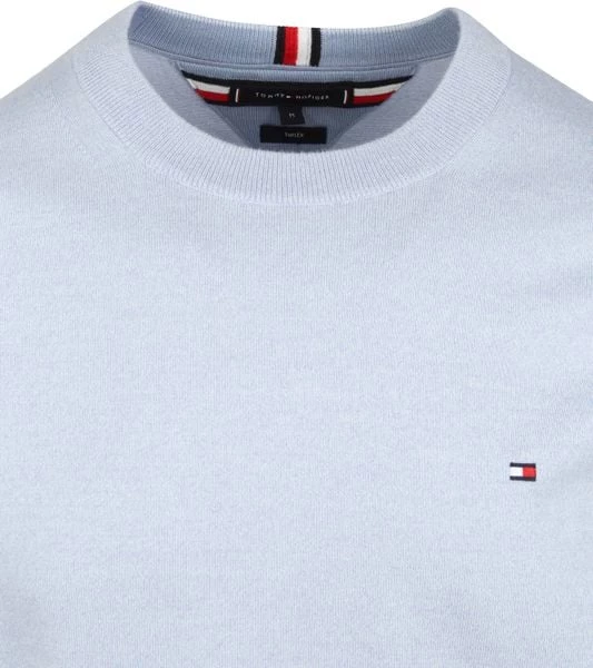 Pullover Tommy Hilfiger Trui Lichtblauw Melange 6 Pullover Tommy Hilfiger Trui Lichtblauw Melange - Afbeelding 6
