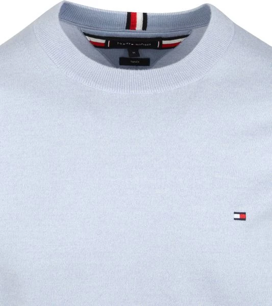 Pullover Tommy Hilfiger Trui Lichtblauw Melange 2 Pullover Tommy Hilfiger Trui Lichtblauw Melange - Afbeelding 2