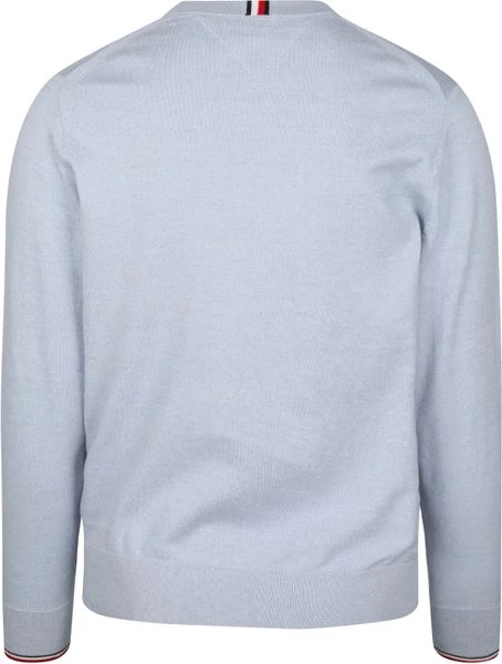 Pullover Tommy Hilfiger Trui Lichtblauw Melange 4 Pullover Tommy Hilfiger Trui Lichtblauw Melange - Afbeelding 4