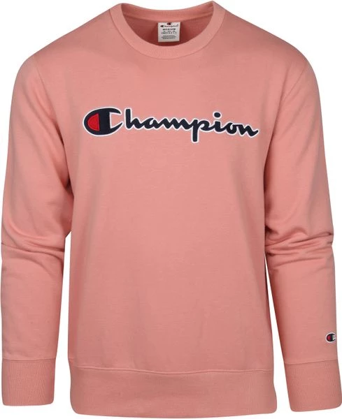 Sweaters Champion Sweater Script Logo Roze 1 Sweaters Champion Sweater Script Logo Roze
