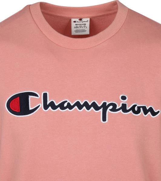 Sweaters Champion Sweater Script Logo Roze 2 Sweaters Champion Sweater Script Logo Roze - Afbeelding 2