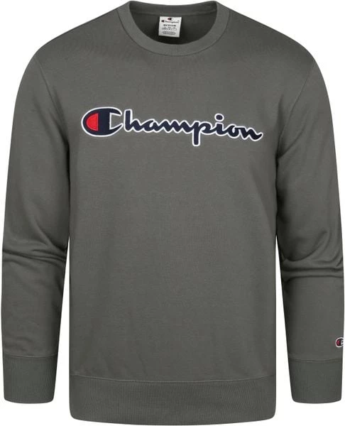 Sweaters Champion Sweater Script Logo Donkergroen 5 Sweaters Champion Sweater Script Logo Donkergroen - Afbeelding 5