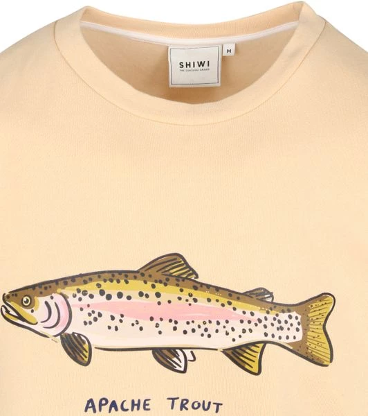 Sweaters Shiwi Trui Beige Print 4 Sweaters Shiwi Trui Beige Print - Afbeelding 4