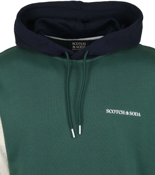 Hoodies Scotch And Soda Logo Hoodie Groen Multicolour 4 Hoodies Scotch And Soda Logo Hoodie Groen Multicolour - Afbeelding 4
