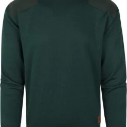 Voorpagina 20 Truien Van Merino Wol Scotch And Soda Trui Schouderpatch Donkergroen