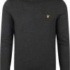 Lyle And Scott Wollen Truien Voor Heren Lyle & Scott Trui Mix Wol Donkergrijs