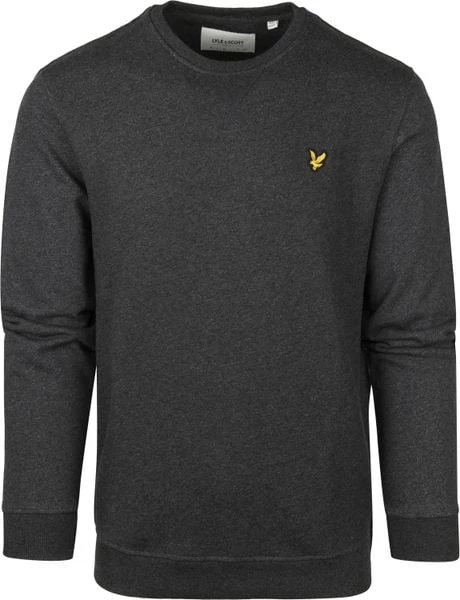 Lyle And Scott Sweaters Lyle & Scott Sweater Donkergrijs 5 Lyle And Scott Sweaters Lyle & Scott Sweater Donkergrijs - Afbeelding 5
