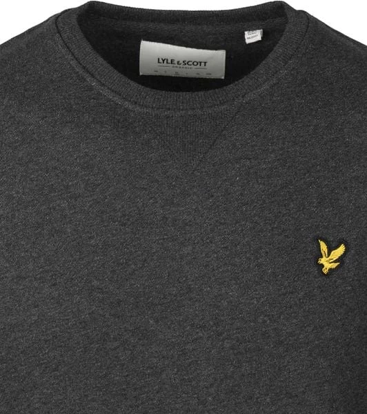 Lyle And Scott Sweaters Lyle & Scott Sweater Donkergrijs 6 Lyle And Scott Sweaters Lyle & Scott Sweater Donkergrijs - Afbeelding 6