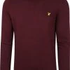 Lyle And Scott Wollen Truien Voor Heren Lyle & Scott Sweater Mix Wol Bordeaux Rood