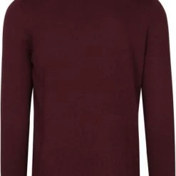 Lyle And Scott Wollen Truien Voor Heren Lyle & Scott Sweater Mix Wol Bordeaux Rood -Truien & Vesten Verkoop winkel 74221 4