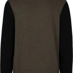 Lyle And Scott Sweaters Lyle & Scott Trui Logo Olijfgroen -Truien & Vesten Verkoop winkel 74222 4