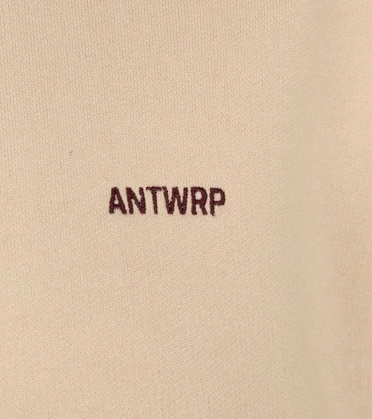 Sweaters ANTWRP Sweater Logo Beige 3 Sweaters ANTWRP Sweater Logo Beige - Afbeelding 3