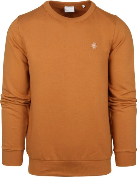 Sweaters KnowledgeCotton Apparel Sweater Oranje 1 Sweaters KnowledgeCotton Apparel Sweater Oranje