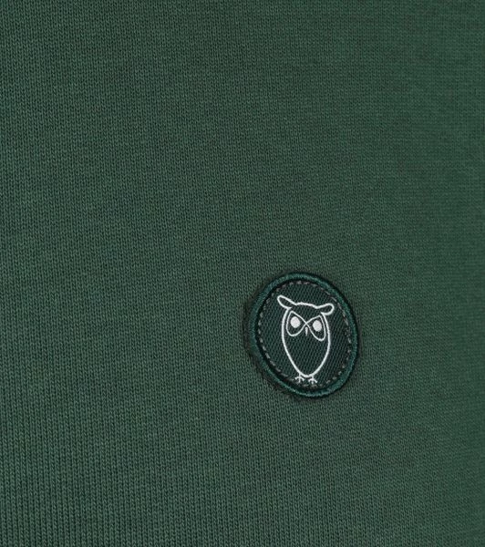 Sweaters KnowledgeCotton Apparel Sweater Donkergroen 5 Sweaters KnowledgeCotton Apparel Sweater Donkergroen - Afbeelding 5