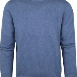 Pullover State Of Art Trui Melange Blauw