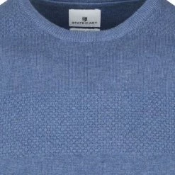 Pullover State Of Art Trui Melange Blauw 9 Pullover State Of Art Trui Melange Blauw -Truien & Vesten Verkoop winkel 74296 2