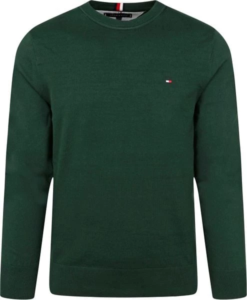 Pullover Tommy Hilfiger Trui Donkergroen 1985 5 Pullover Tommy Hilfiger Trui Donkergroen 1985 - Afbeelding 5