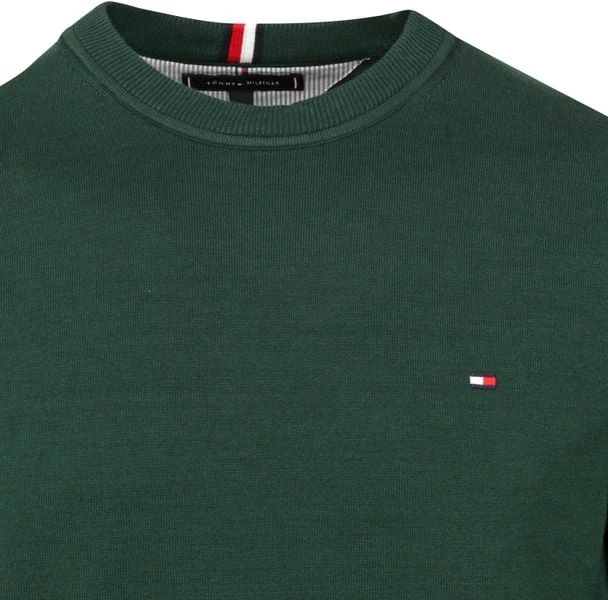 Pullover Tommy Hilfiger Trui Donkergroen 1985 6 Pullover Tommy Hilfiger Trui Donkergroen 1985 - Afbeelding 6