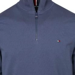Schipperstruien & Truien Met Rits Tommy Hilfiger Zipper Pullover 1985 Indigo Blauw -Truien & Vesten Verkoop winkel 74409 2 1