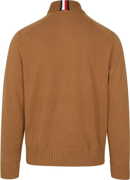 Sweaters Tommy Hilfiger Rol Hals Bruin 4 Sweaters Tommy Hilfiger Rol Hals Bruin - Afbeelding 4