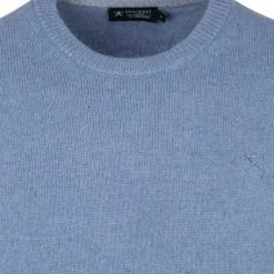 Lamswollen Truien Hackett Lamswollen Trui Blauw -Truien & Vesten Verkoop winkel 74421 3