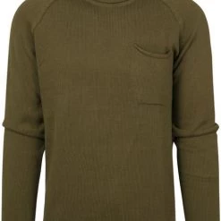 Sweaters KnowledgeCotton Apparel Sweater Olijf Groen