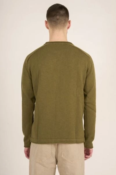 Sweaters KnowledgeCotton Apparel Sweater Olijf Groen 3 Sweaters KnowledgeCotton Apparel Sweater Olijf Groen - Afbeelding 3