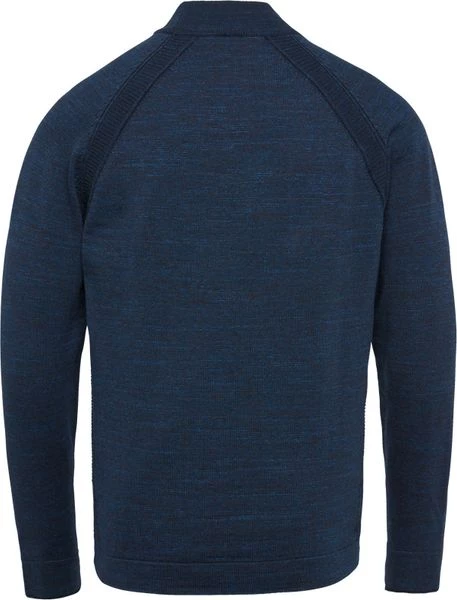 Pullover Cast Iron Trui Melange Blauw 4 Pullover Cast Iron Trui Melange Blauw - Afbeelding 4