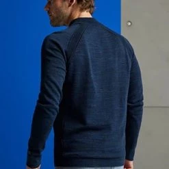 Pullover Cast Iron Trui Melange Blauw 8 Pullover Cast Iron Trui Melange Blauw -Truien & Vesten Verkoop winkel 74441 3