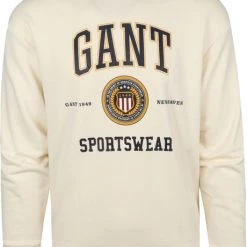 Sweaters Gant Sweater O-Hals Off White
