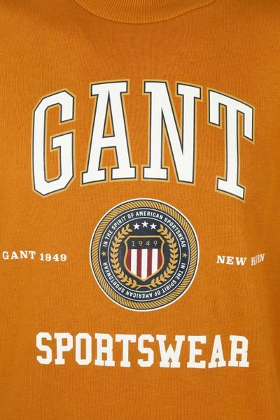 Sweaters Gant Sweater O-Hals Okergeel 3 Sweaters Gant Sweater O-Hals Okergeel - Afbeelding 3