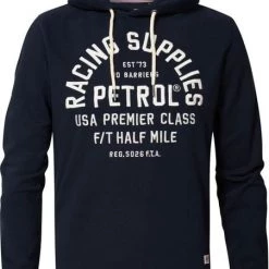 Hoodies Petrol Hoodie Navy Sapphire -Truien & Vesten Verkoop winkel 74471 1 1