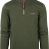 New Zealand Auckland Schipperstruien & Truien Met Rits NZA Half Zip Trui Urenui Donkergroen