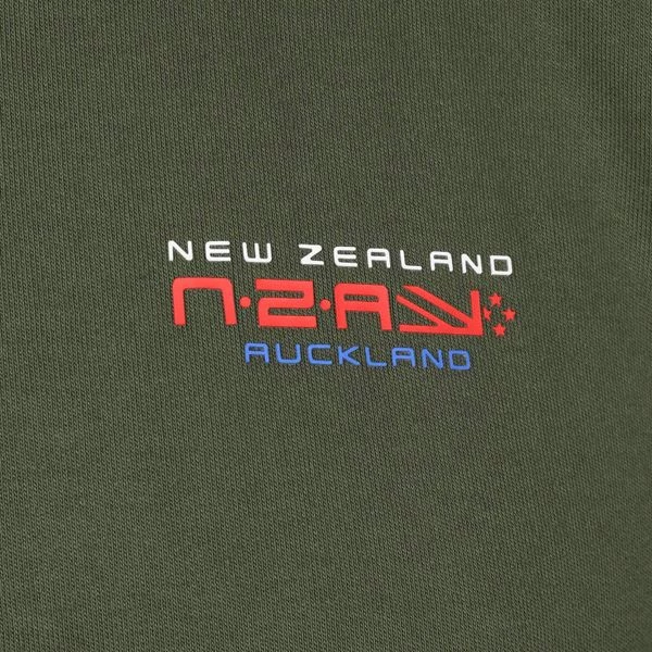 New Zealand Auckland Schipperstruien & Truien Met Rits NZA Half Zip Trui Urenui Donkergroen 3 New Zealand Auckland Schipperstruien & Truien Met Rits NZA Half Zip Trui Urenui Donkergroen - Afbeelding 3