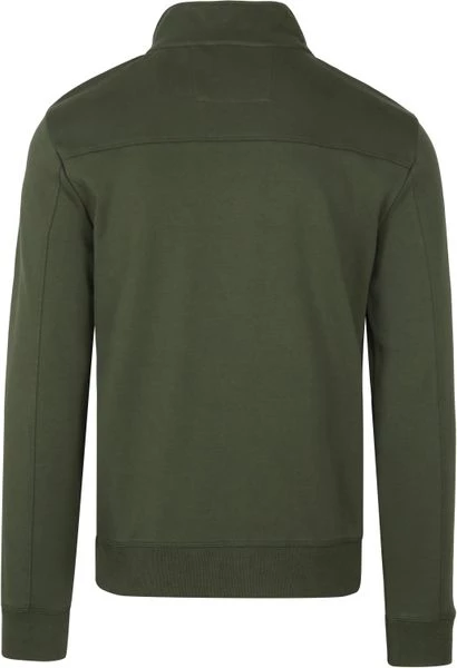 New Zealand Auckland Schipperstruien & Truien Met Rits NZA Half Zip Trui Urenui Donkergroen 4 New Zealand Auckland Schipperstruien & Truien Met Rits NZA Half Zip Trui Urenui Donkergroen - Afbeelding 4