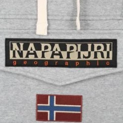 Sweaters Napapijri Burgee Sweater Grijs -Truien & Vesten Verkoop winkel 74477 2 1