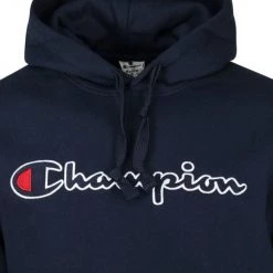 Hoodies Champion Logo Hoodie Donkerblauw -Truien & Vesten Verkoop winkel 74481 2 1