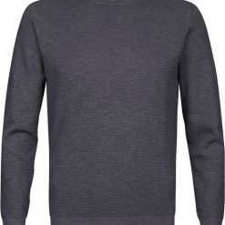 Pullover Profuomo O-Hals Trui Blauw -Truien & Vesten Verkoop winkel 74491 1 1